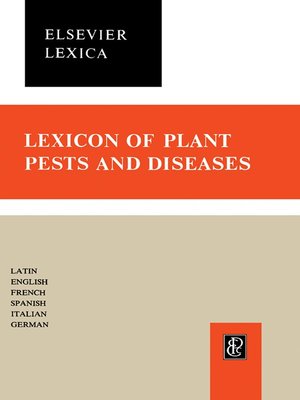 cover image of Lexicon of Plant Pests and Diseases